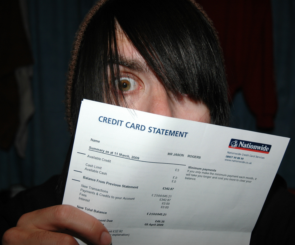Afraid to pay your bills? Get some help with them ... photo by CC user Jason Rogers on Flickr