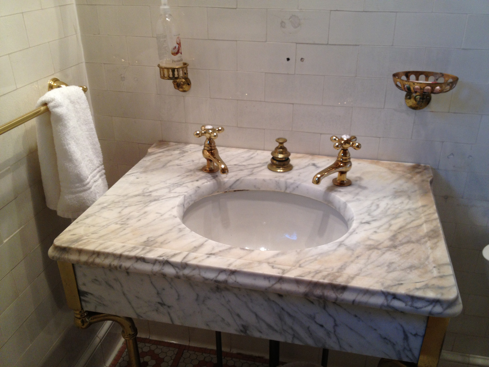 Replacing An Old Bathroom Sink is easier than it sounds ... photo by CC user lauraritchie on Flickr