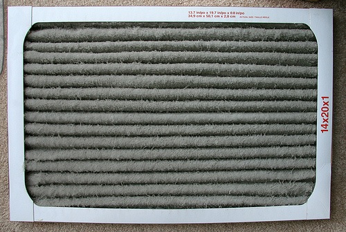 If your air filter looks like this, you just might be a first time home owner