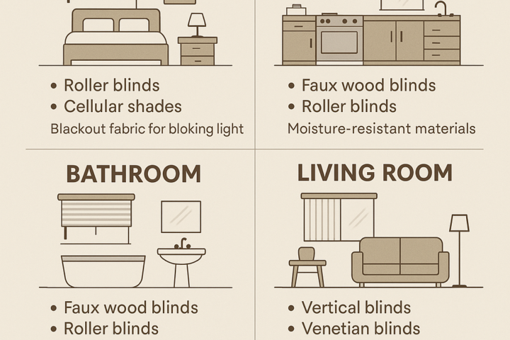 best blinds for each room